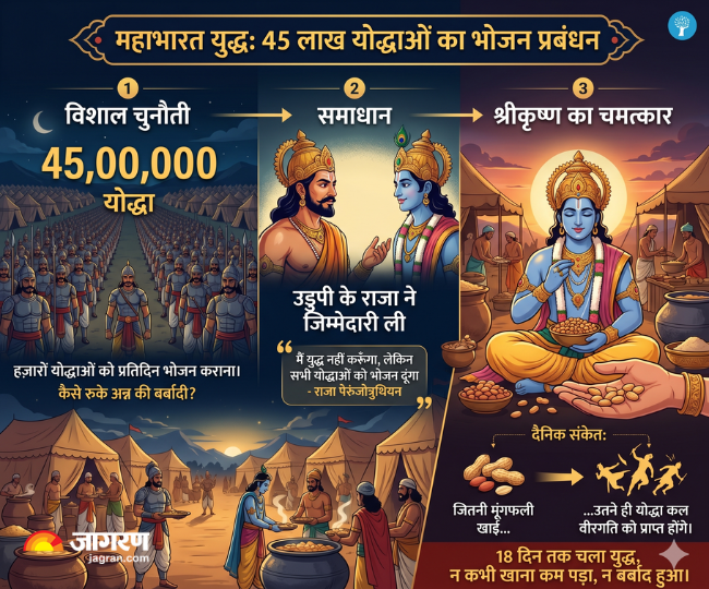 महाभारत युद्ध भोजन नियम